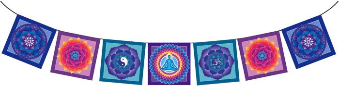 Meditation Mandala Flags