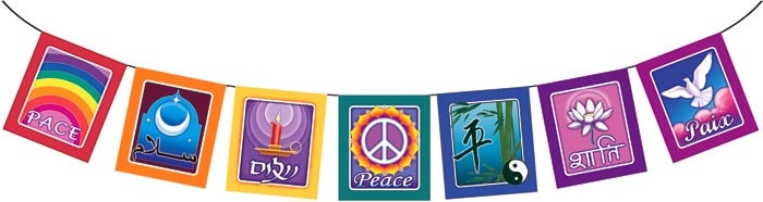 Peace On Earth Flag