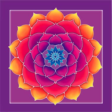 WH7-Golden Lotus Wall Hanging